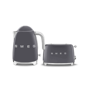 Smeg Kettle & Toaster Combo Grey