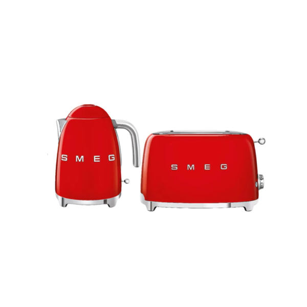 Smeg Kettle & Toaster Combo Red
