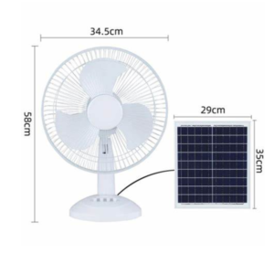 Solar Electric Fan Rechargeable Fan (Solar Fan) 16"