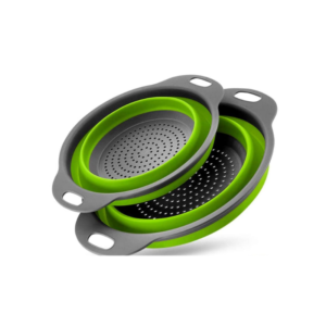 Silicon 2Pc Collapsing Filter Baskets/Colanders