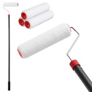 Paint Roller Grey Sponge Long Handle 160MM