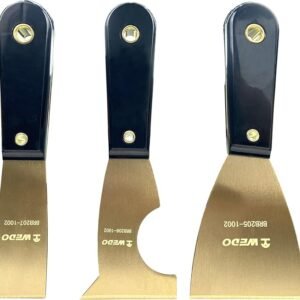 Wide Scraper (Putty Knife) Rubber Handle 8"