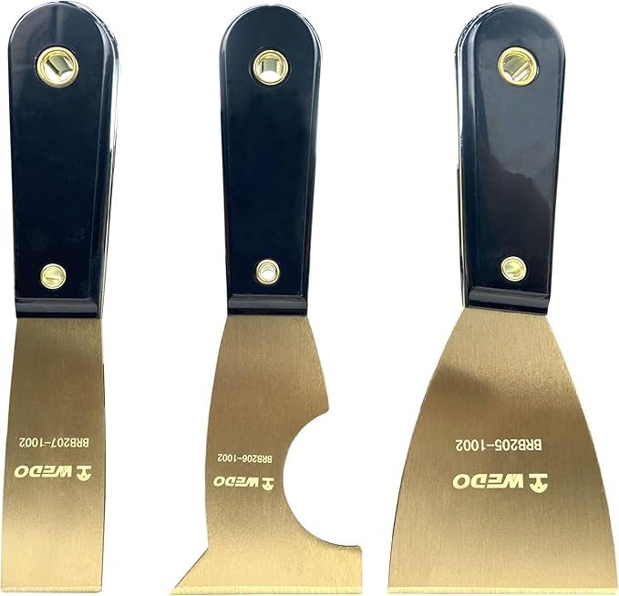 Wide Scraper (Putty Knife) Rubber Handle 8"