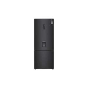 LG 611L Matte Black Side-by-Side Fridge