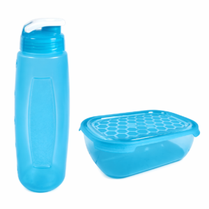 lunch box and bottle