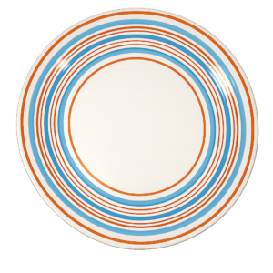 Plate 10.5-Inch Hand Painted — Dining at Happy Harvesting