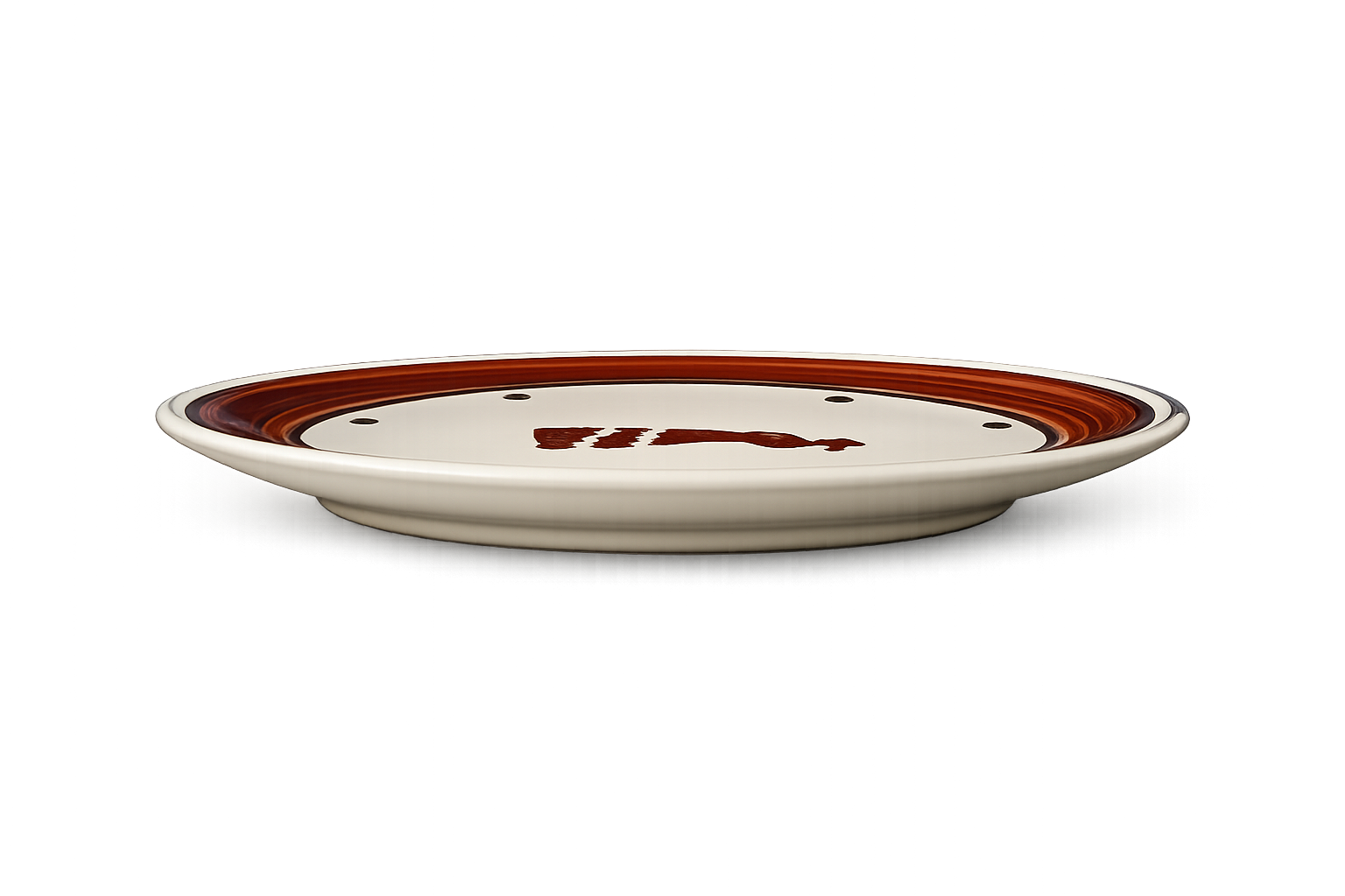 Plate 10.5" Ethnic Design St/w