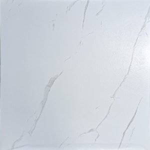 Peel & Stick Tile 60x60 Matt White Grey — Building Materials at Happy Harvesting