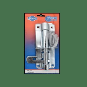 Padbolt 150mm Carded Galv +screws