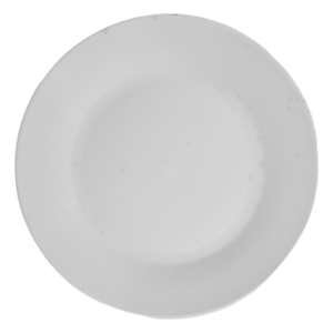Plate White Round 10.5"