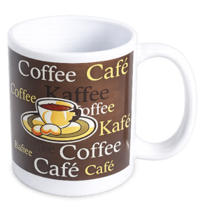 Mug 11oz Porcelain Glaze Coffee Assorted