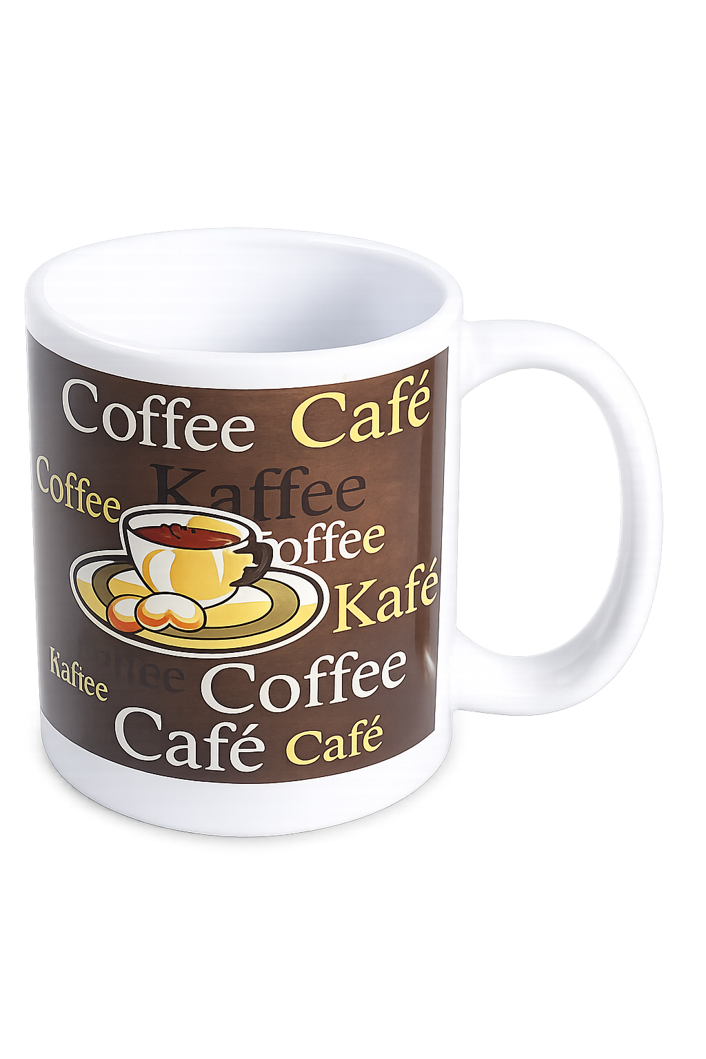 Mug 11oz Porcelain Glaze Coffee Assorted