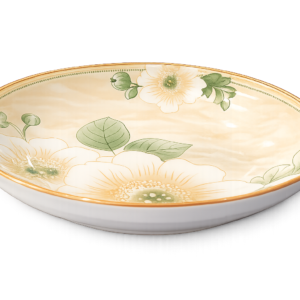 Bowl 8" Soup Fancy Decal Porcelain