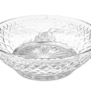 Bowl 14cm Diamond Glass Bottom
