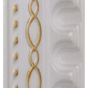 Cornice T-serie T19wg Wht Gold (2m)(4's) - F02400
