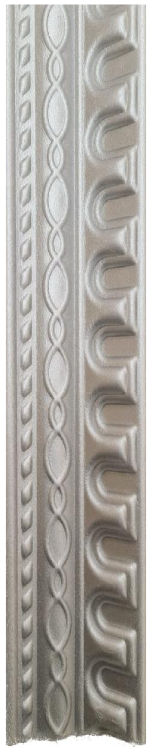 Cornice T-serie T19s Silv (2m) (4's) - F02406