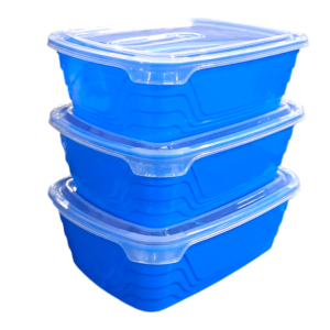 Lunchbox Set Mia 3pc 1.2ltr bg - F02886