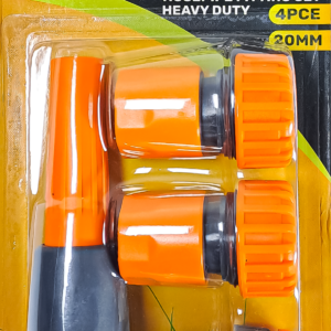 Hose Pipe 4pc Fitting Set 20mm H/duty - F03304