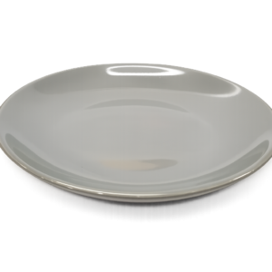Plate Side 7.5'' Solid Color Grey/blk - F03982