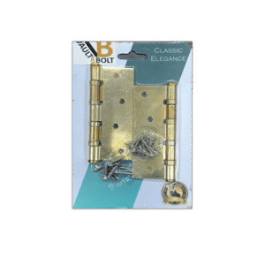 Hinge Iron Gold Carded 3 Inches (904-9)