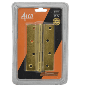 Hinge Butt Brass 100mm X1.6mm (pair) - F01817