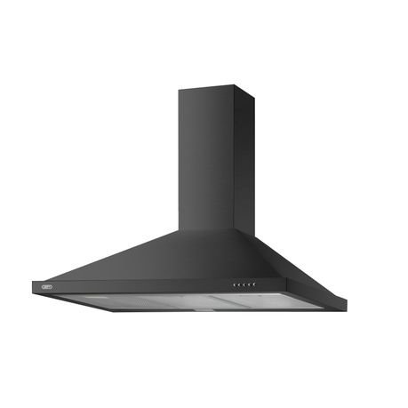 Defy 90cm Chimney Hood Black - DCH90CB - HH-DEF-DCH90CB