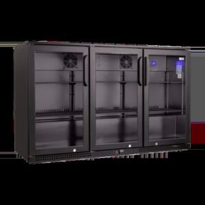 SnoMaster 300L Under-Counter Sliding Door Beverage Cooler - HH-SNO-300LUnderCounterS