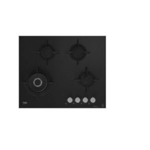 Beko 65cm Gas on Glass Black Hob - NACM131 - HH-BEK-NACM131
