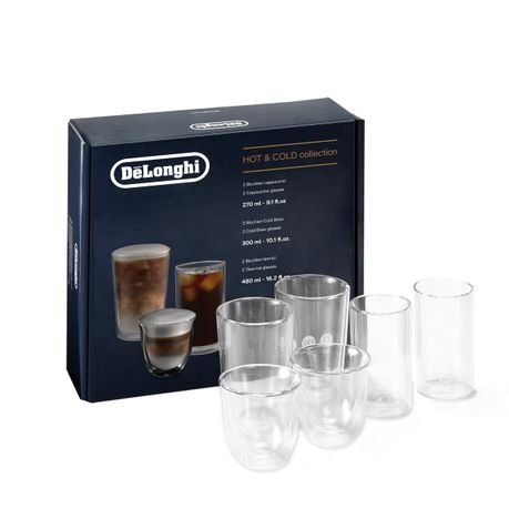 DeLonghi Hot & Cold Coffee Glasses Collection DLSC326 - HH-DEL-DLSC326