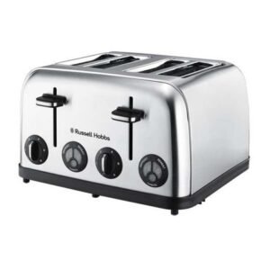 Russell Hobbs 4 Slice Stainless Steel Toaster - HH-RUS-4SliceStainlessSt