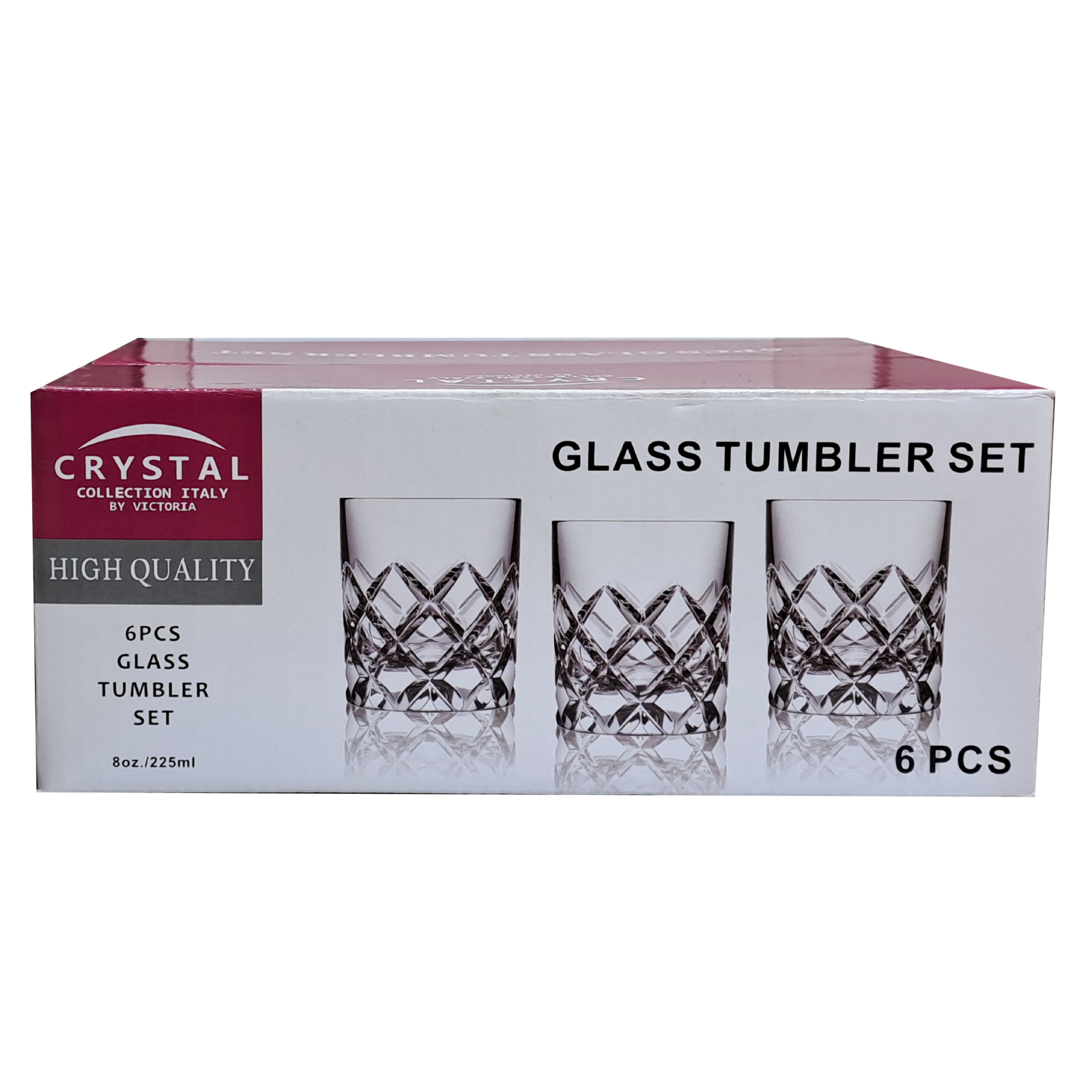 Tumbler Set 6 Piece G/box 720080f Cry564