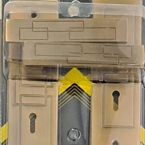 Mortice Lock Fancy Sabs 3l Alco Brass - F03211