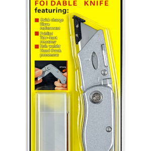 Utility Knife Fold Up, Blades Aluminuim - F03503