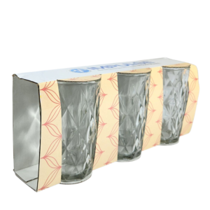 Tumbler Set 3s Wndw Pk Fancy Asst Colors - F03618