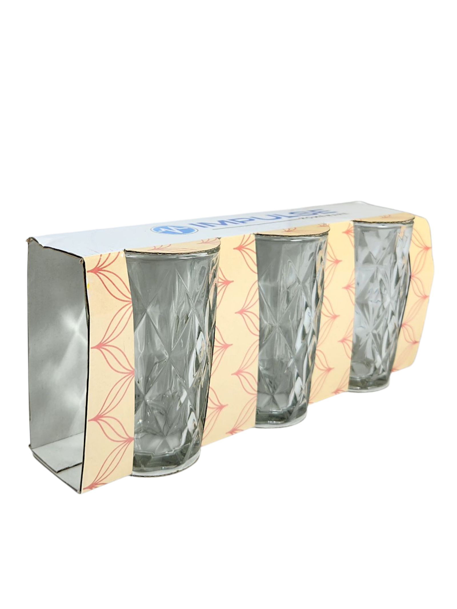 Tumbler Set 3s Wndw Pk Fancy Asst Colors - F03618