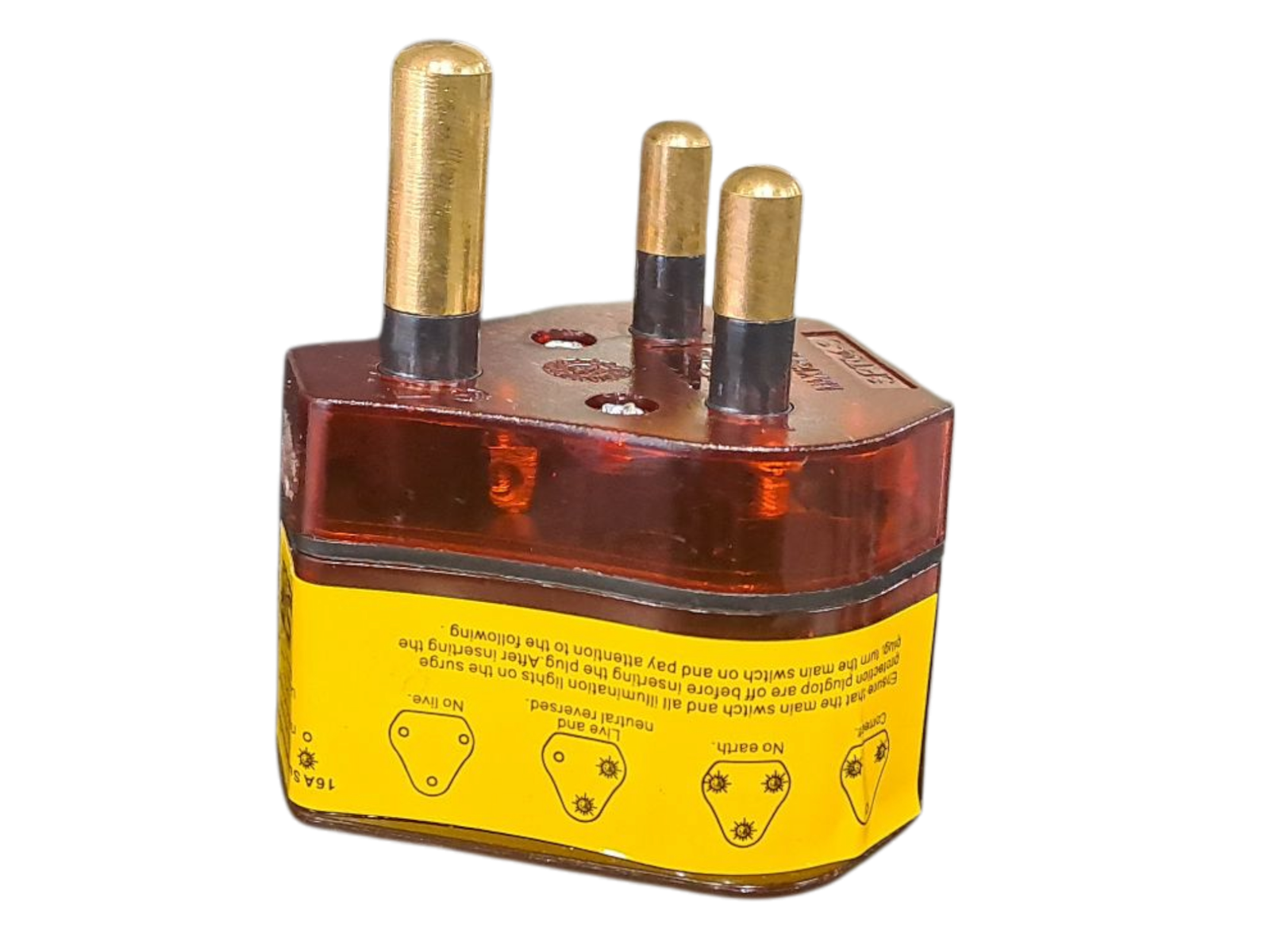Plug Surge 3pin Protection - F03669