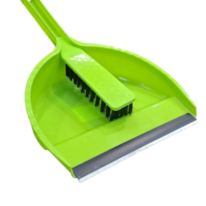 Dust Pan And Brush Set With Rubber Lip - F03861