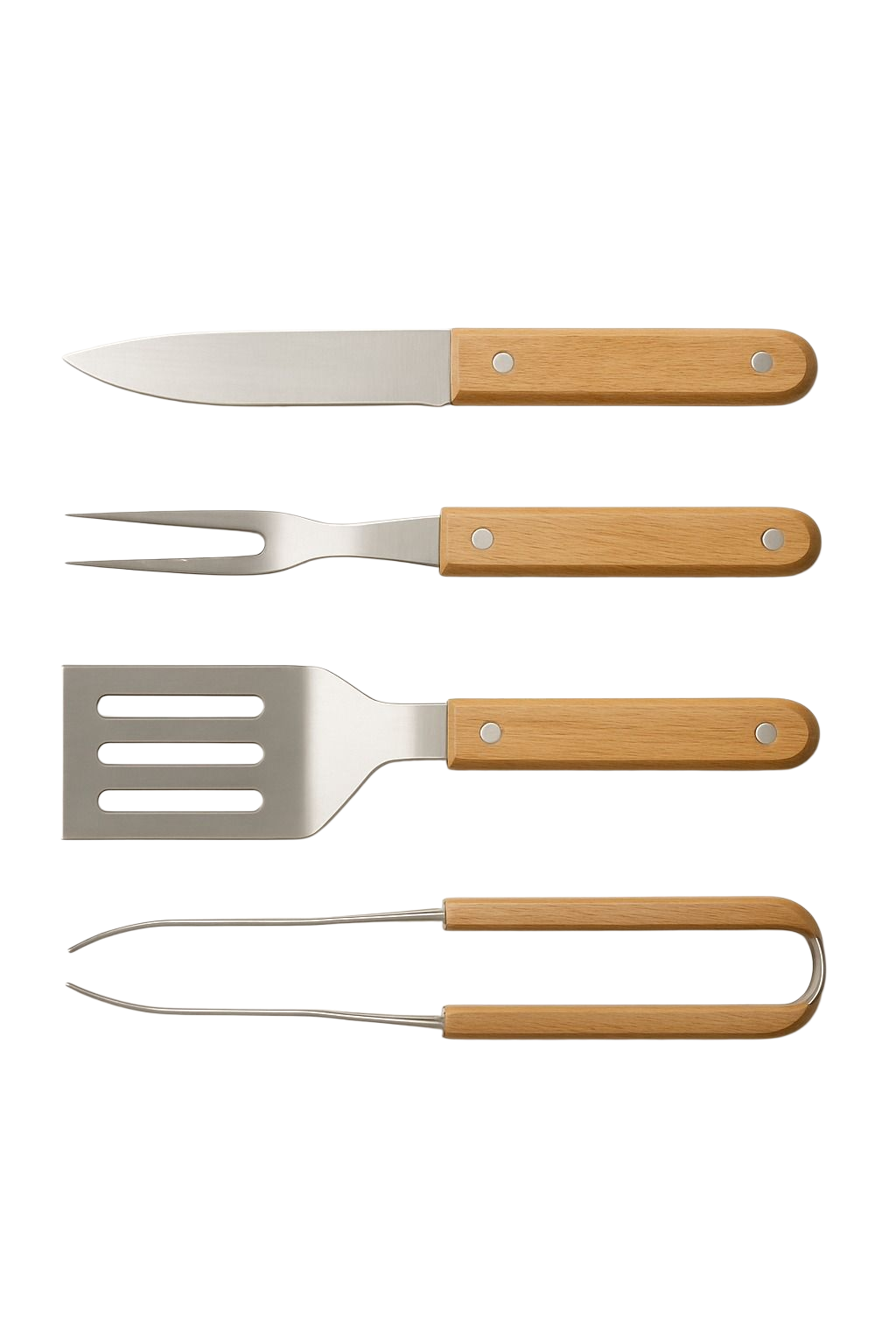 Braai Utility Set 4pcs Ch305 Cnt - F03886