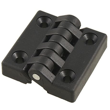 Heavy Duty Concealed Hinge Black Small 140MM X 30MM — Electrical at Happy Harvesting