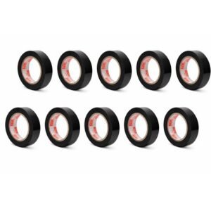 Tape Insulation Pvc 3pcs Black Set 1.8x1