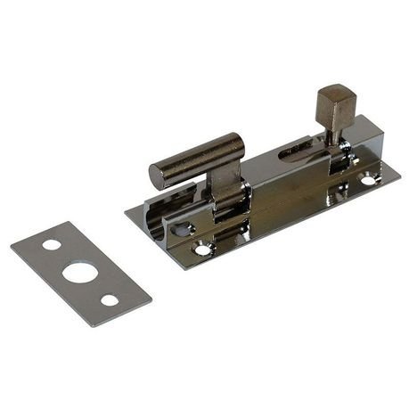 Chrome Barrel Bolt Necked - 63mm Blister - F01832