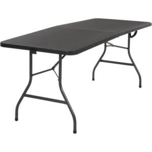 Table Folding Black 1.8mtr Cp - F02727
