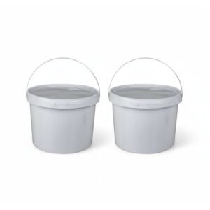 Bucket 10ltr Assorted With Lock Lid - F02751