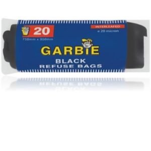 Refuse Bag 20s Black Xtr Strng +/-35mic - F02966