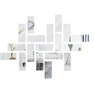 Mirror Sticker Silver 23*26.5cm Hb-01 - F03079