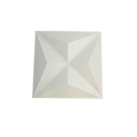 Wall Panel White Wood 50x50cm - F03563