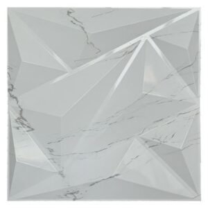 Wall Panel 50x50 Block Design,white - F03579