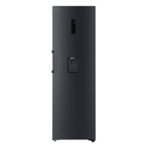 LG 340L Essence Matte Black Combi Fridge
