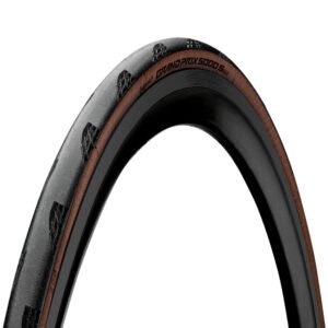 Continental Grand Prix 5000S 700x30c Tan Wall | Foldable Tubeless Ready Road Cycling Tyre