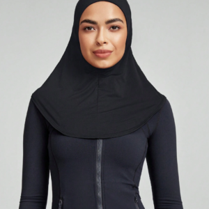Running Scarf Hijab Black